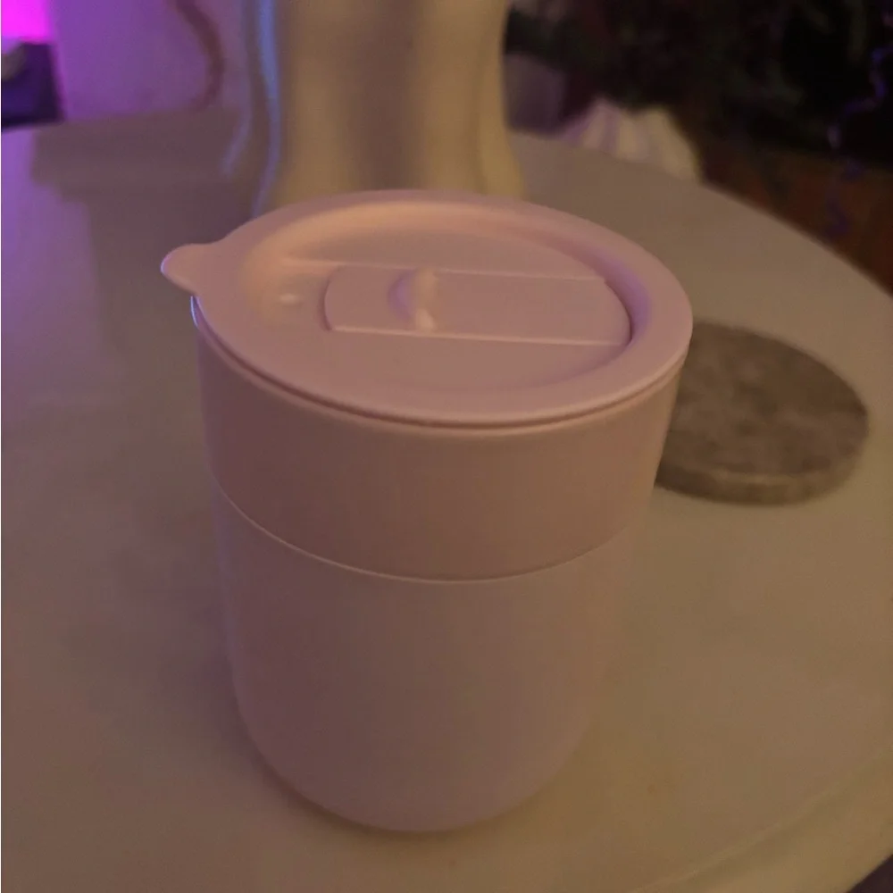 CERAMIC CORTADO ESPRESSO 12 oz. TUMBLER CUP SOFT SILICONE HANDLE - Picture 4 of 9